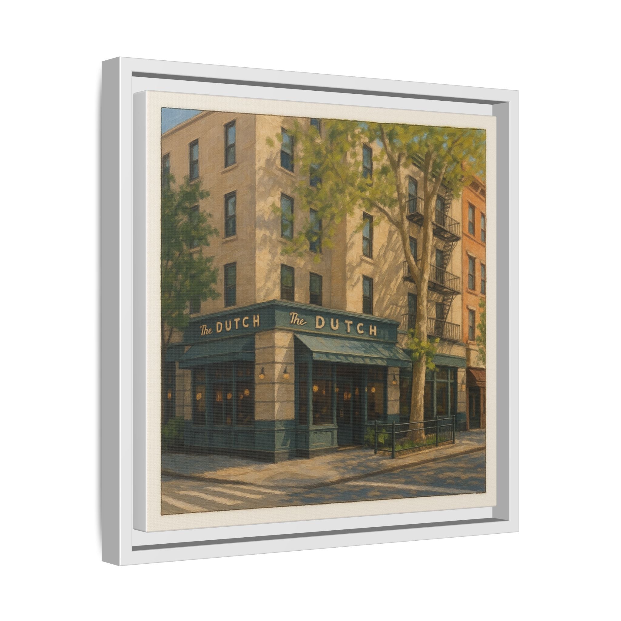 The Dutch — Restaurant Print | Matte Canvas + Wooden Frame