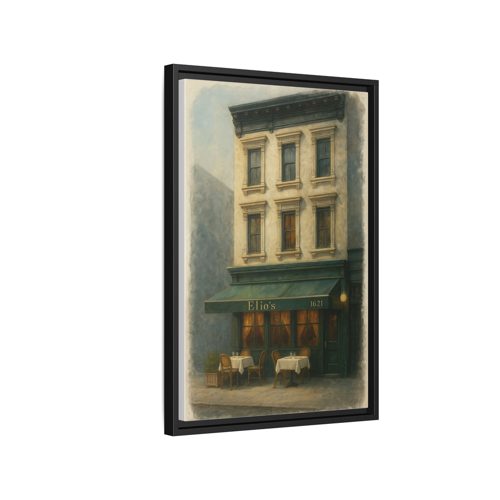 Elios Restaurant — Restaurant Print | Matte Canvas + Wooden Frame