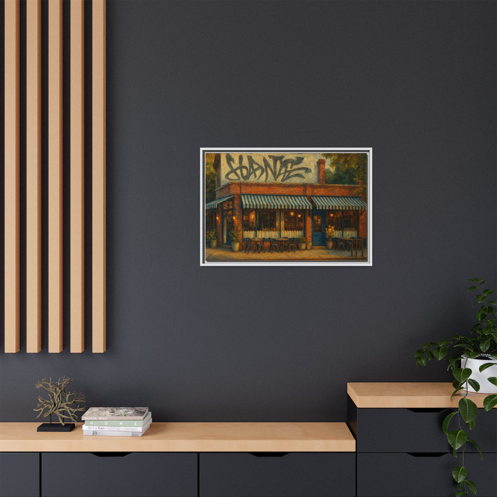 Sailor framed artwork NYC restaurant nostalgic wall art