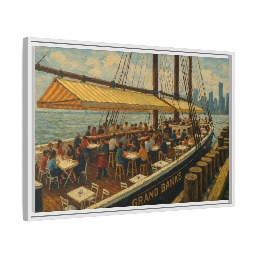 Grand Banks NYC dining art restaurant gift framed wall art