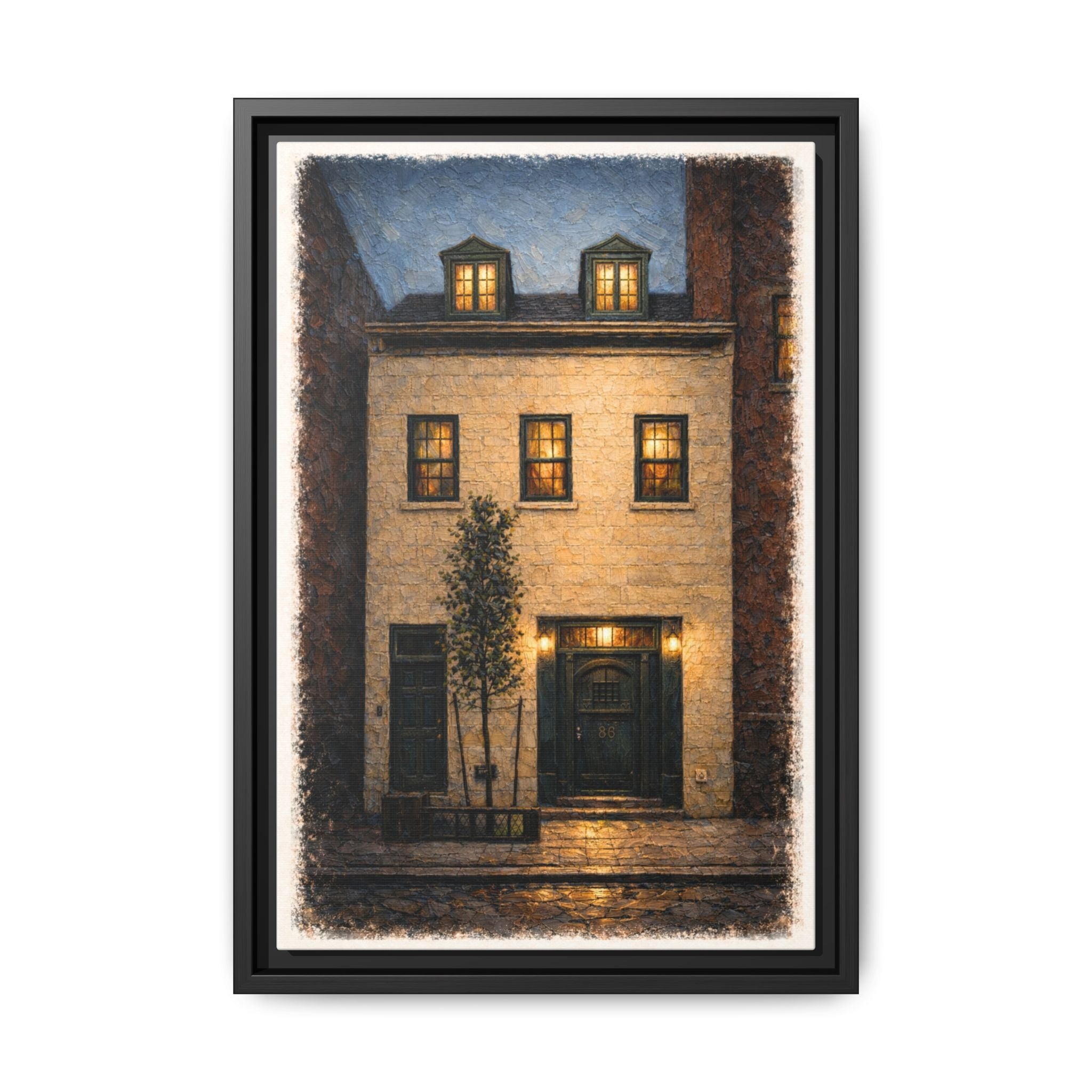 The Eighty Six — Restaurant Print | Matte Canvas + Wooden Frame