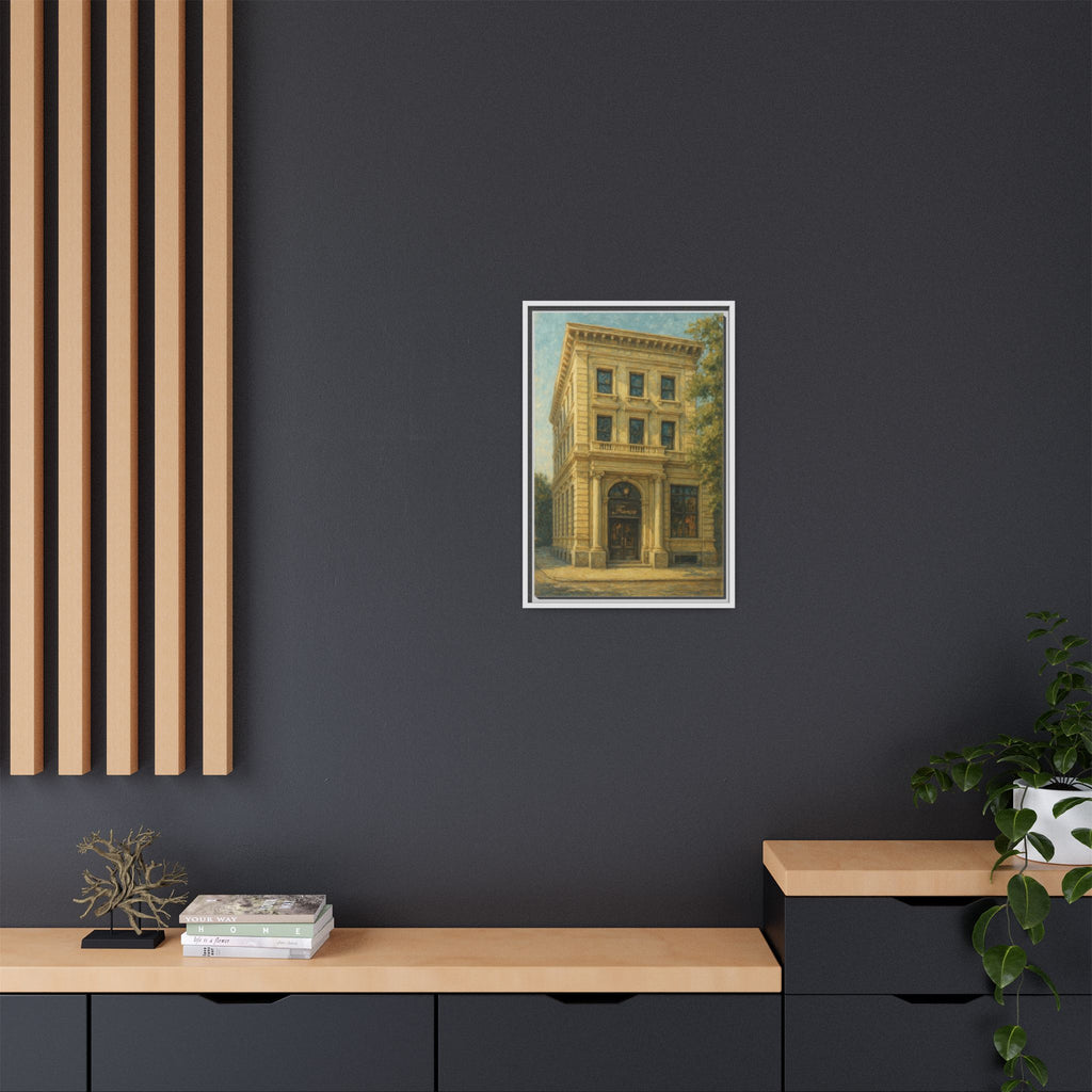 Francie — Restaurant Print | Matte Canvas + Wooden Frame