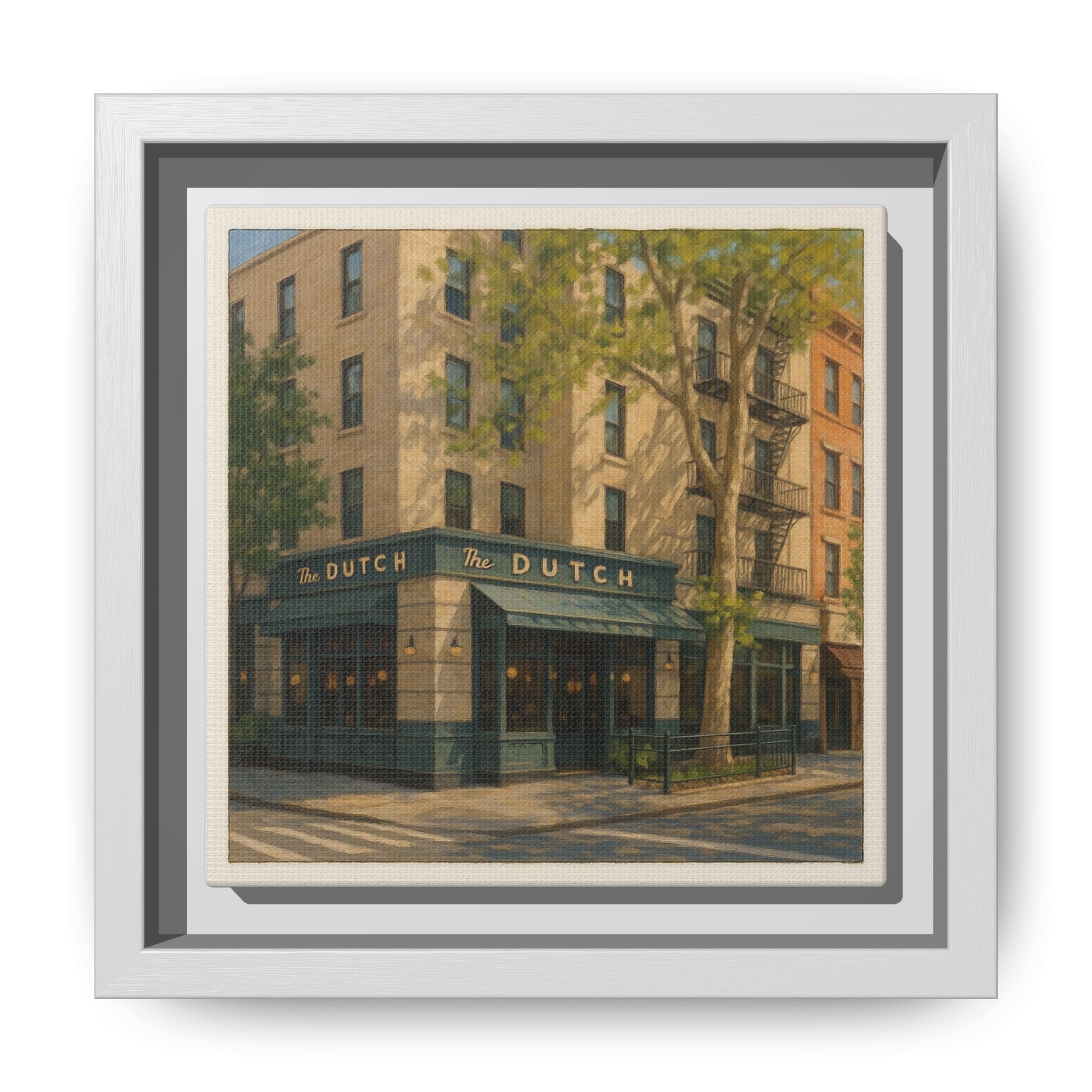 The Dutch — Restaurant Print | Matte Canvas + Wooden Frame