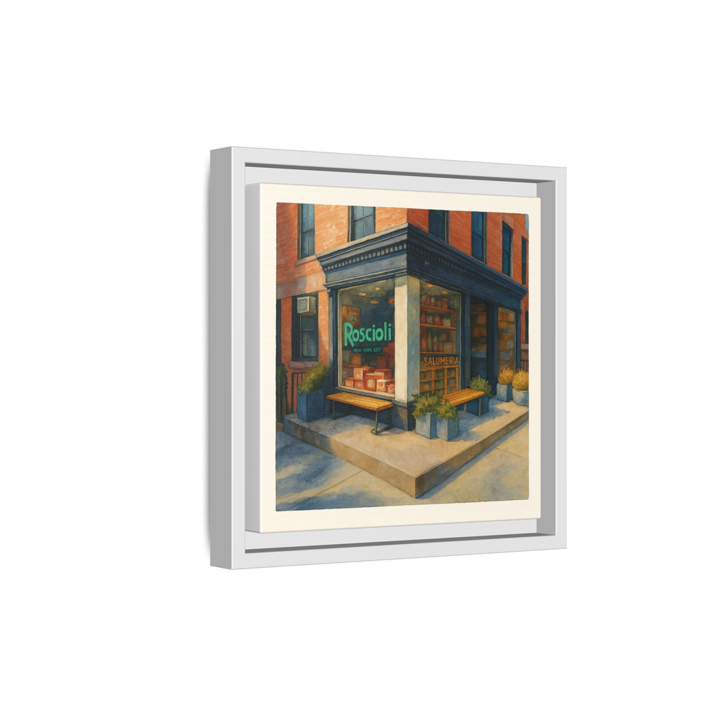 Roscioli Restaurant — Restaurant Print | Matte Canvas + Wooden Frame