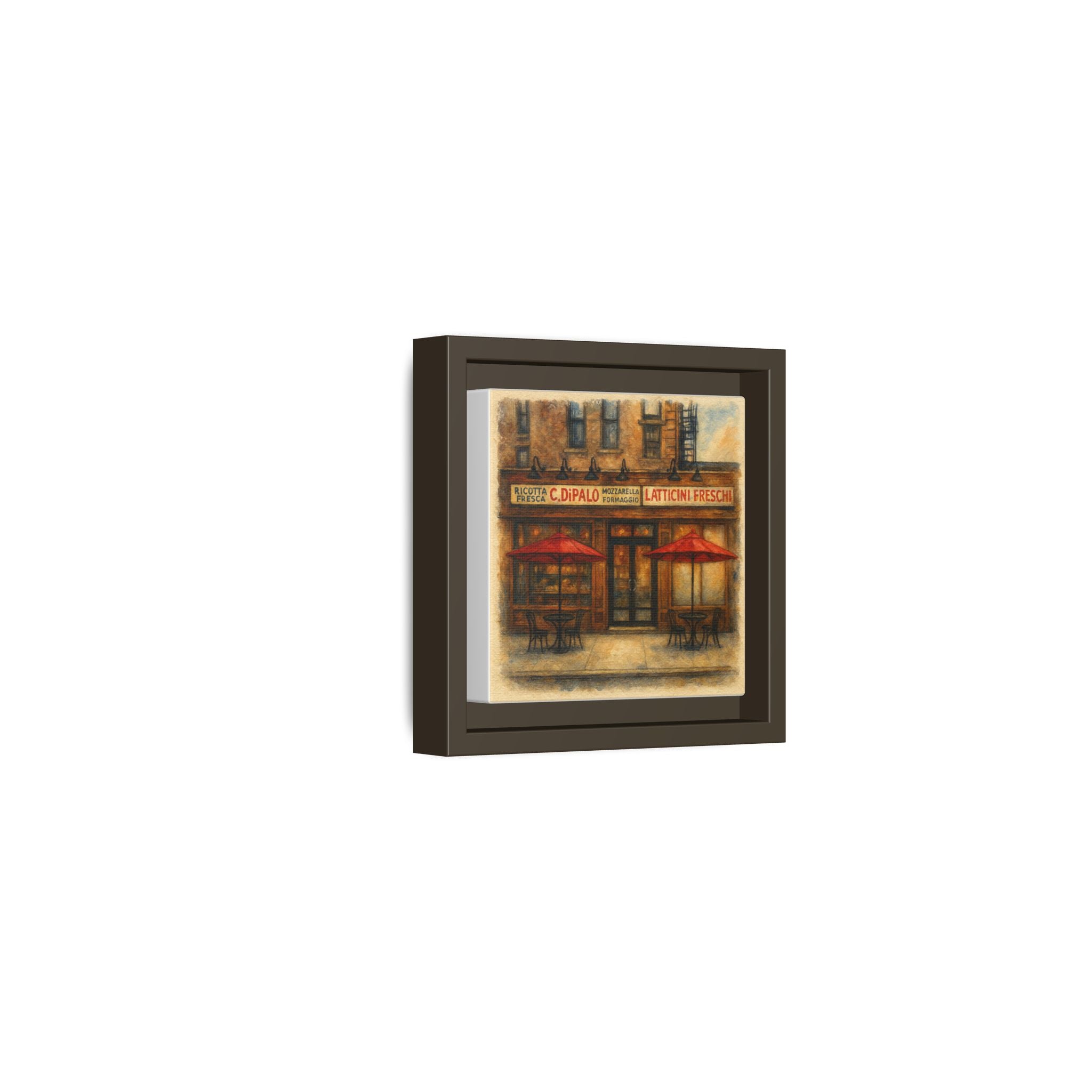 C Di Palo Manhattan restaurant print framed canvas artwork