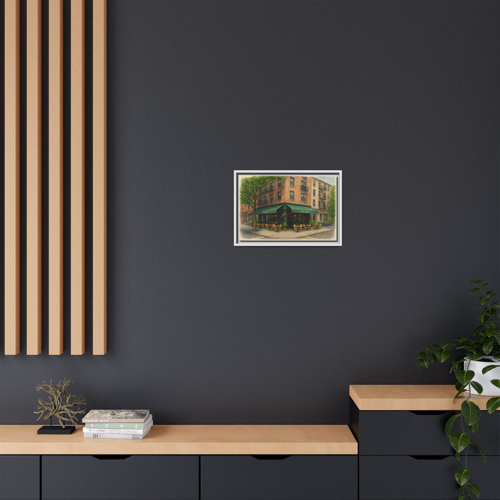 Felice — Restaurant Print | Matte Canvas + Wooden Frame
