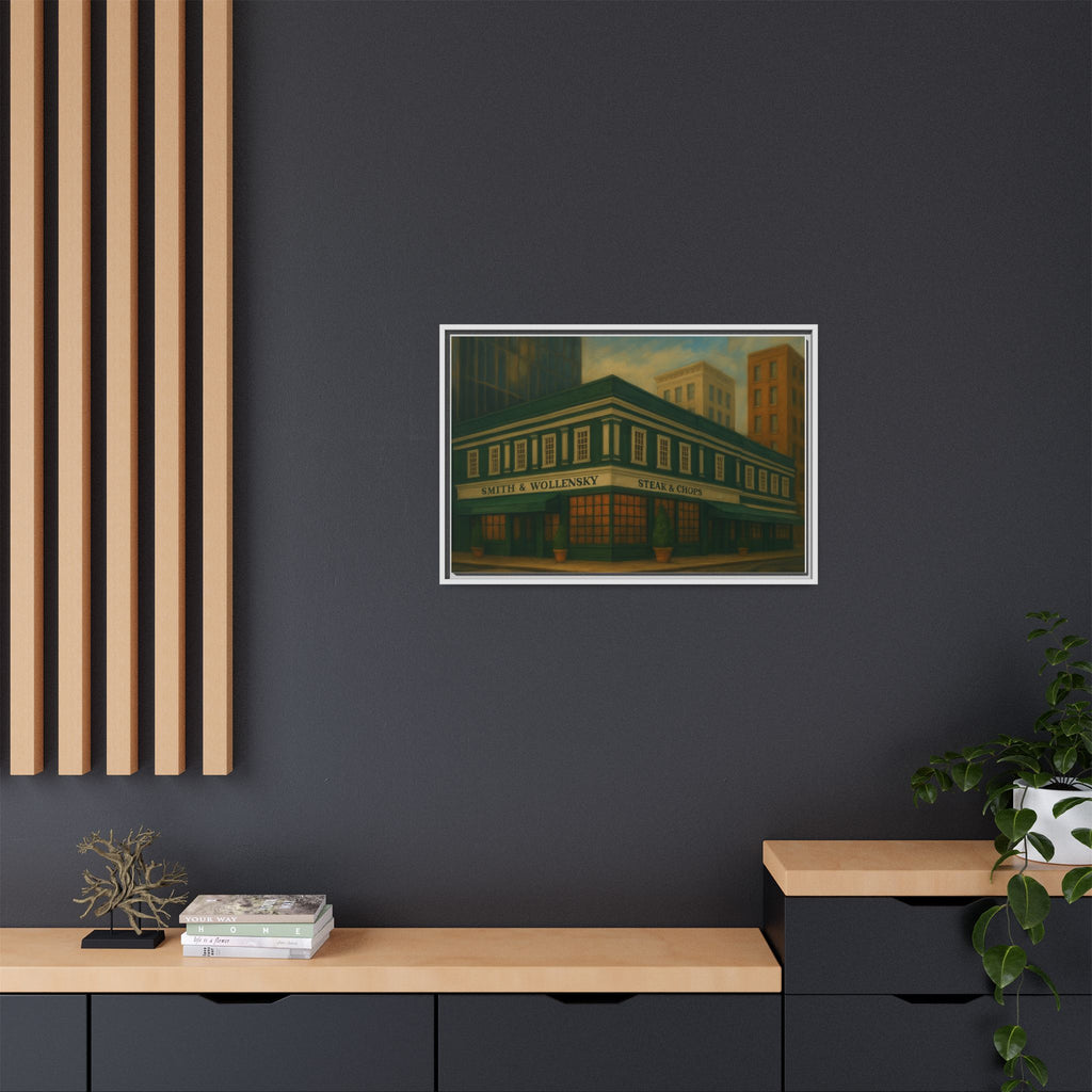 Smith and Wollensky — Restaurant Print | Matte Canvas + Wooden Frame