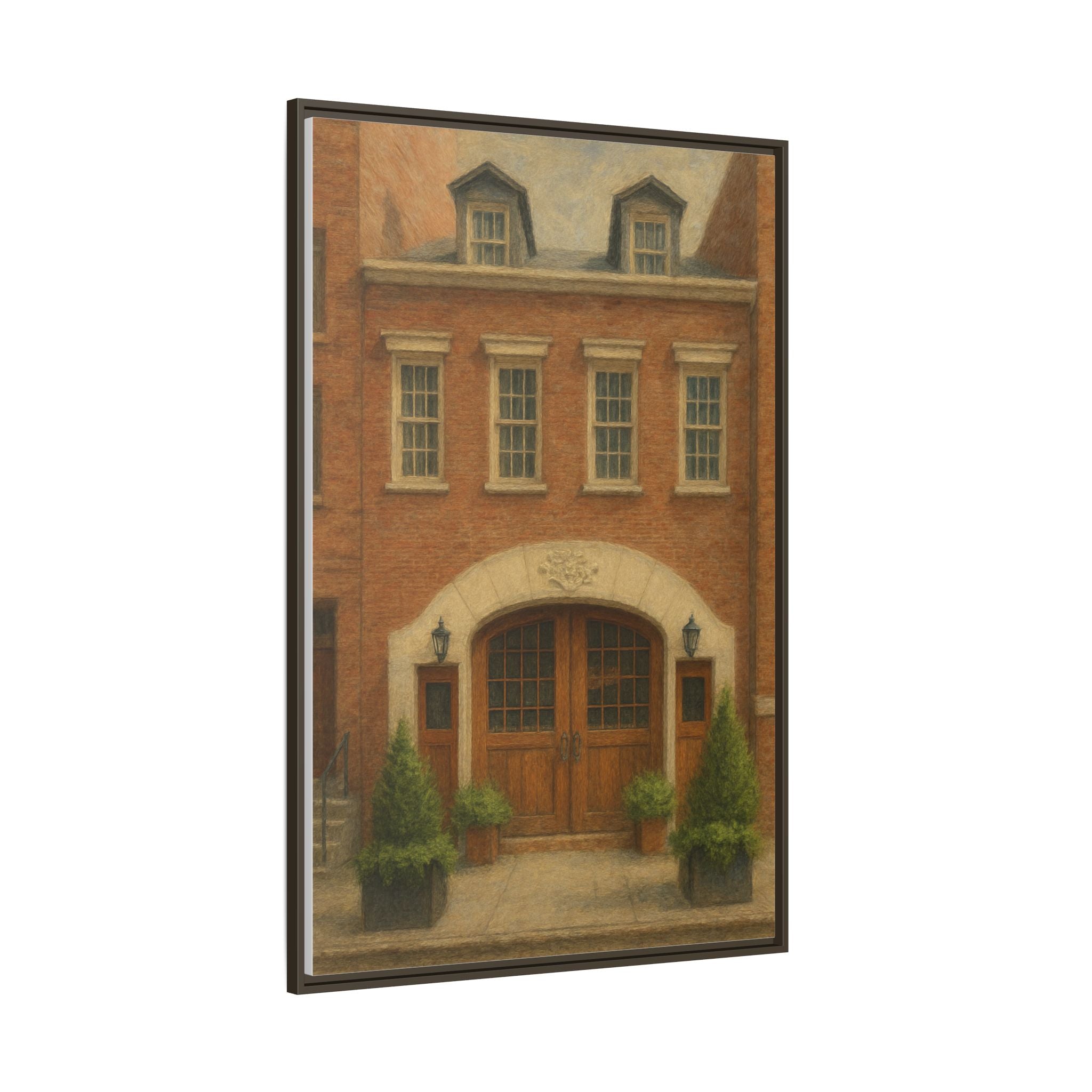 One If By Land, Two If By Sea — Restaurant Print | Matte Canvas + Wooden Frame