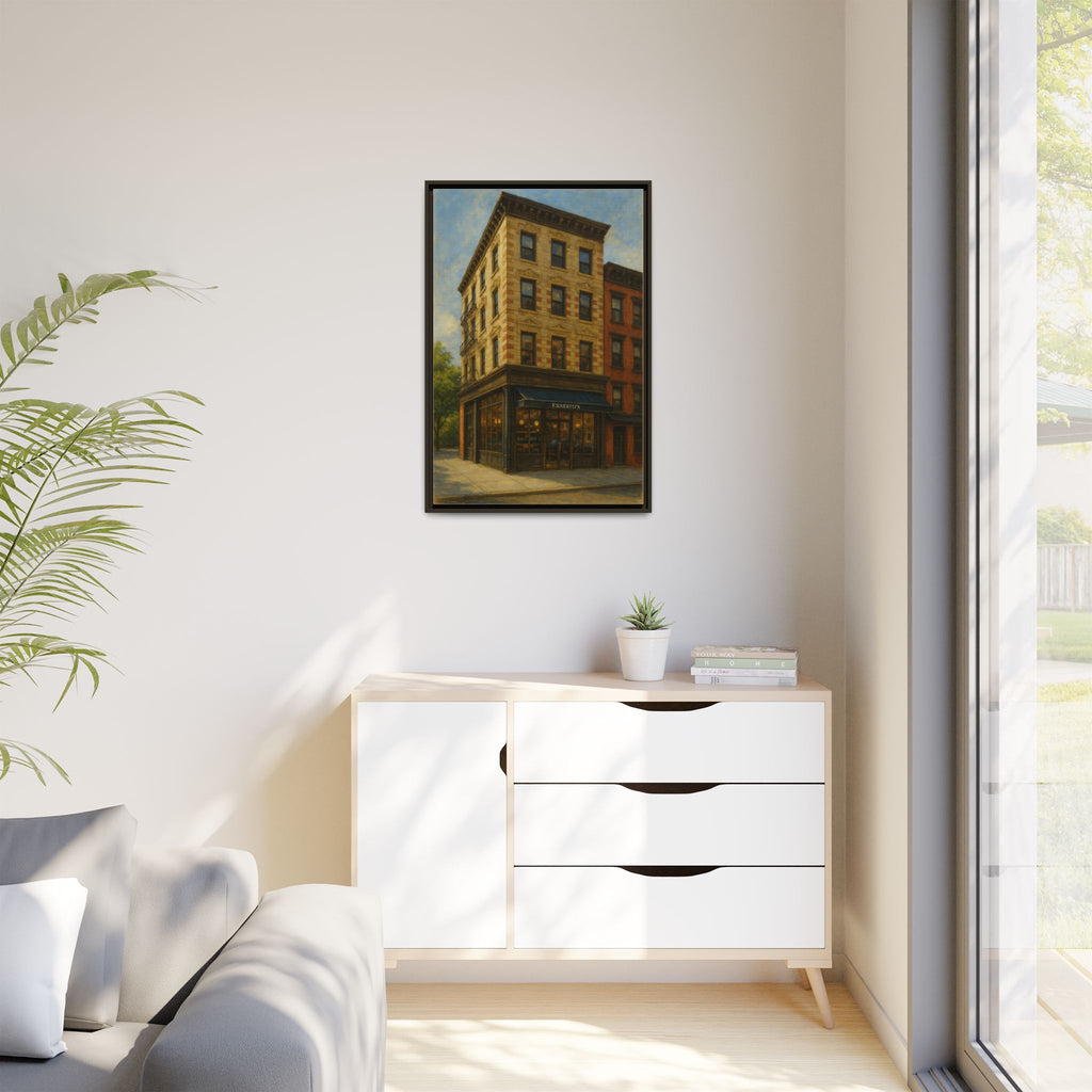 Ernesto's — Restaurant Print | Matte Canvas + Wooden Frame