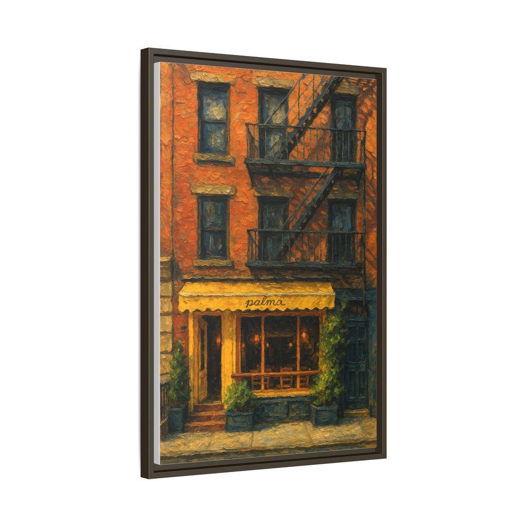 Palma II — Restaurant Print | Matte Canvas + Wooden Frame