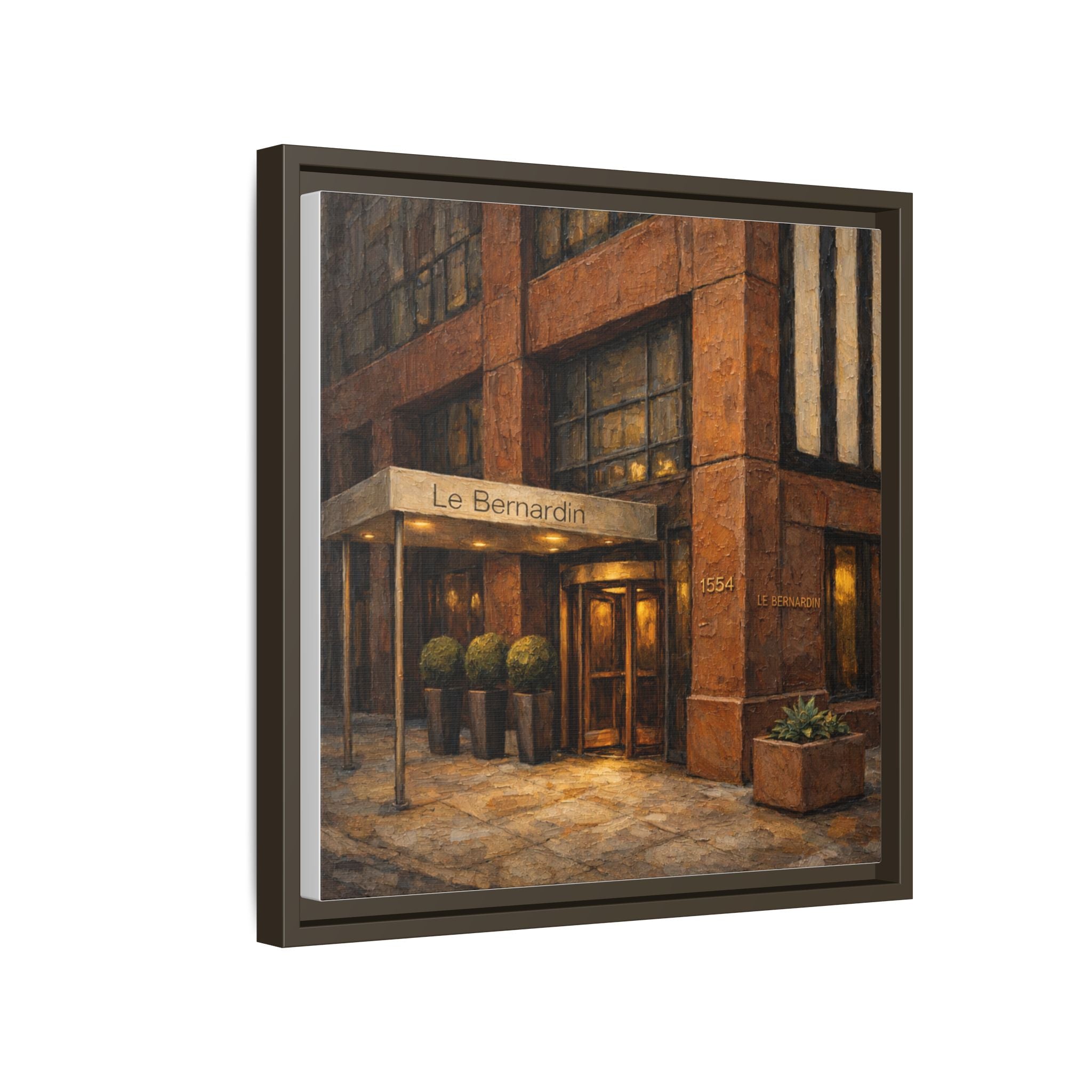 Le Bernardin — Restaurant Print | Matte Canvas + Wooden Frame