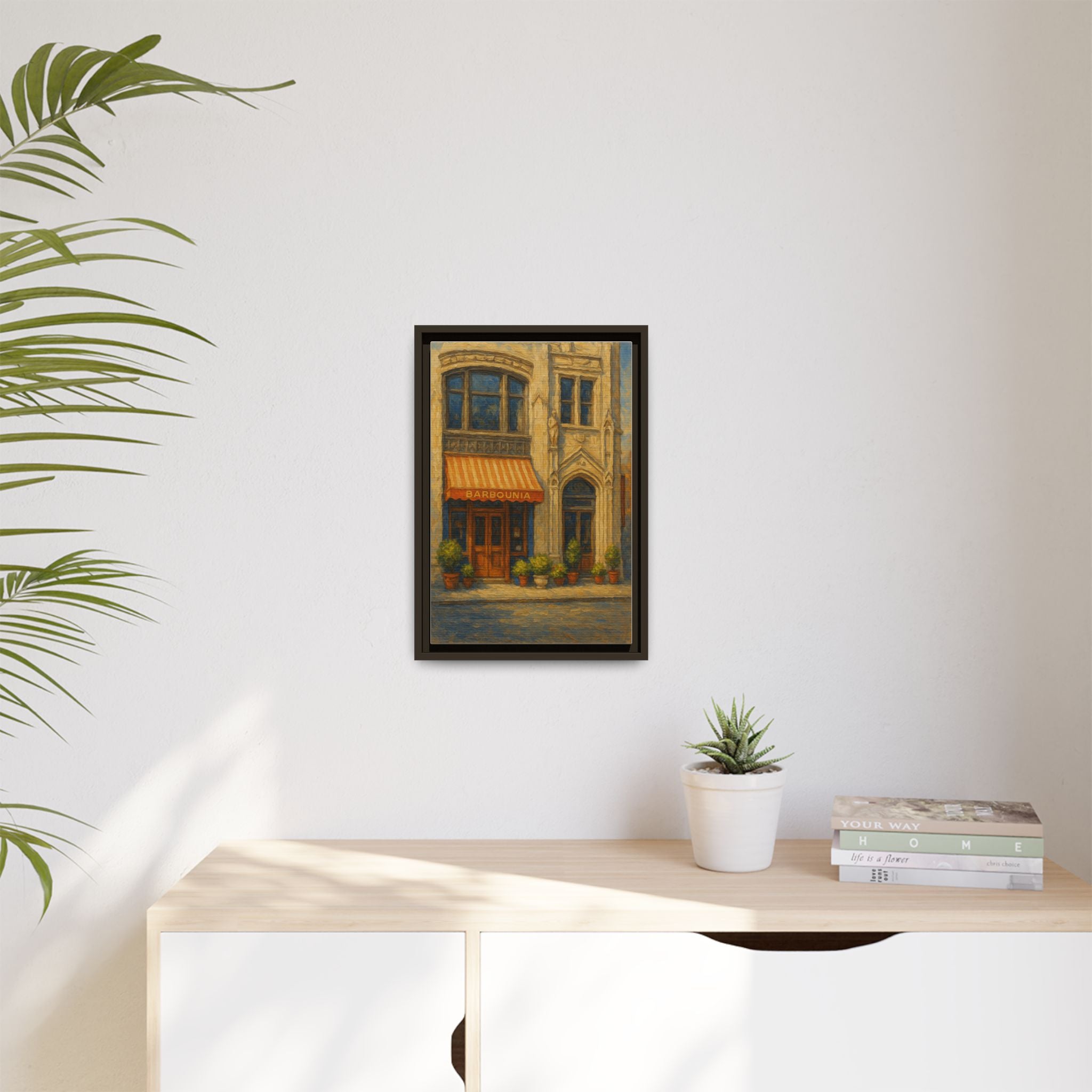 Barbounia restaurant painting valentines day gift framed art