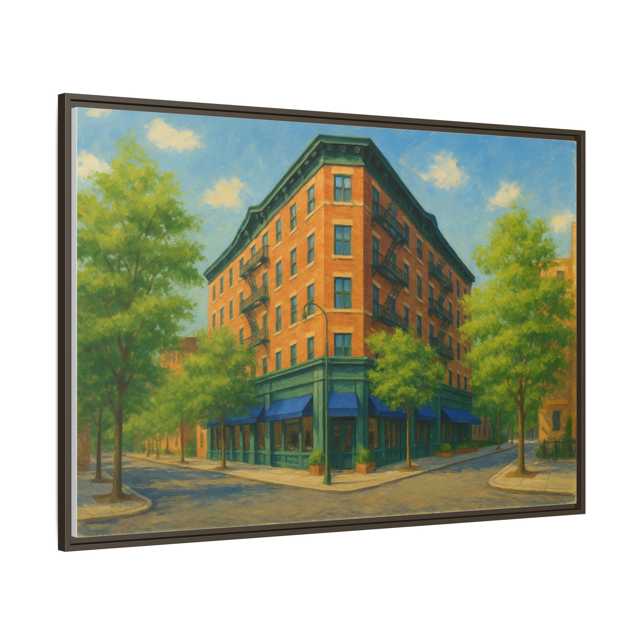 The Mary Lane — Restaurant Print | Matte Canvas + Wooden Frame