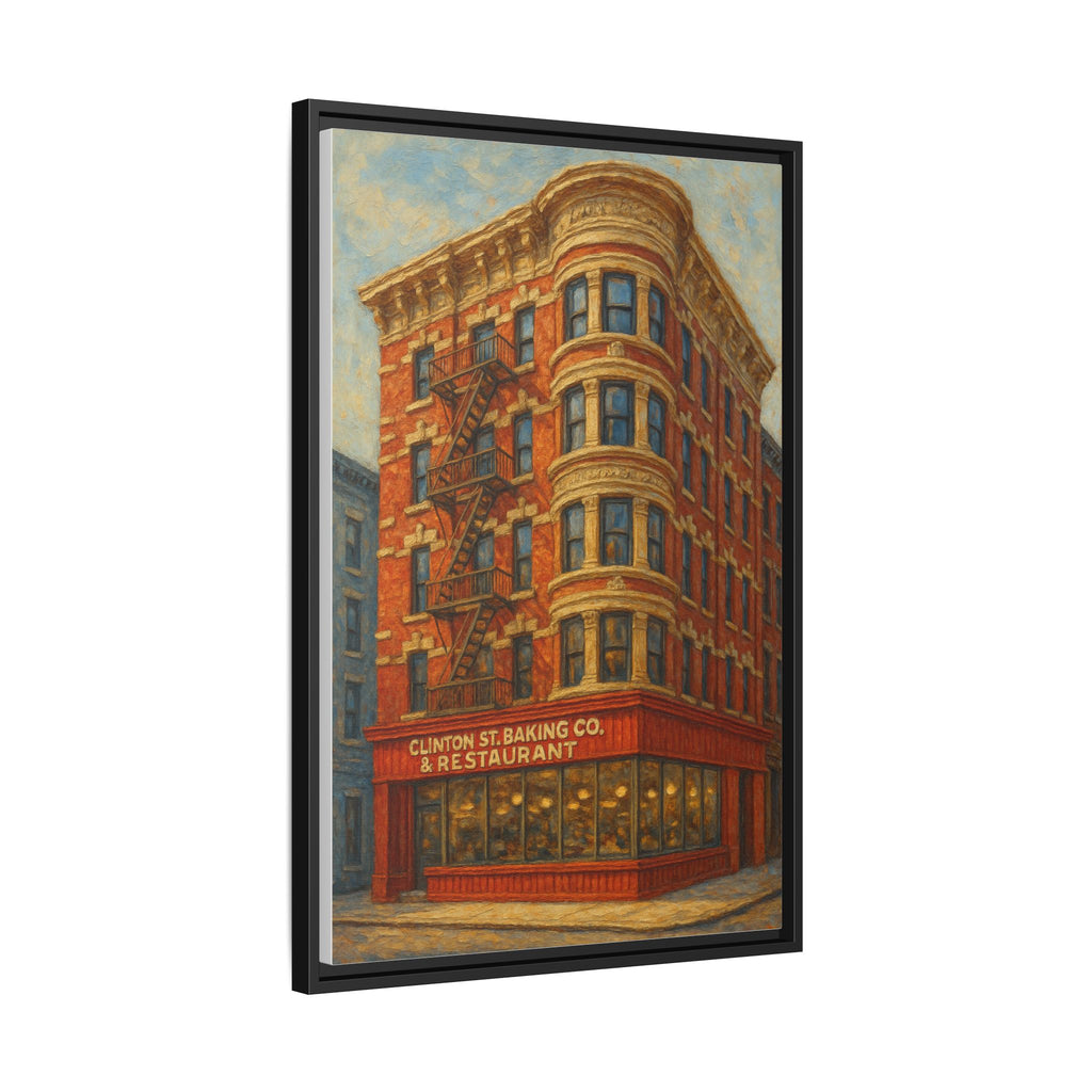 Clinton St. Baking Company — Restaurant Print | Matte Canvas + Wooden Frame