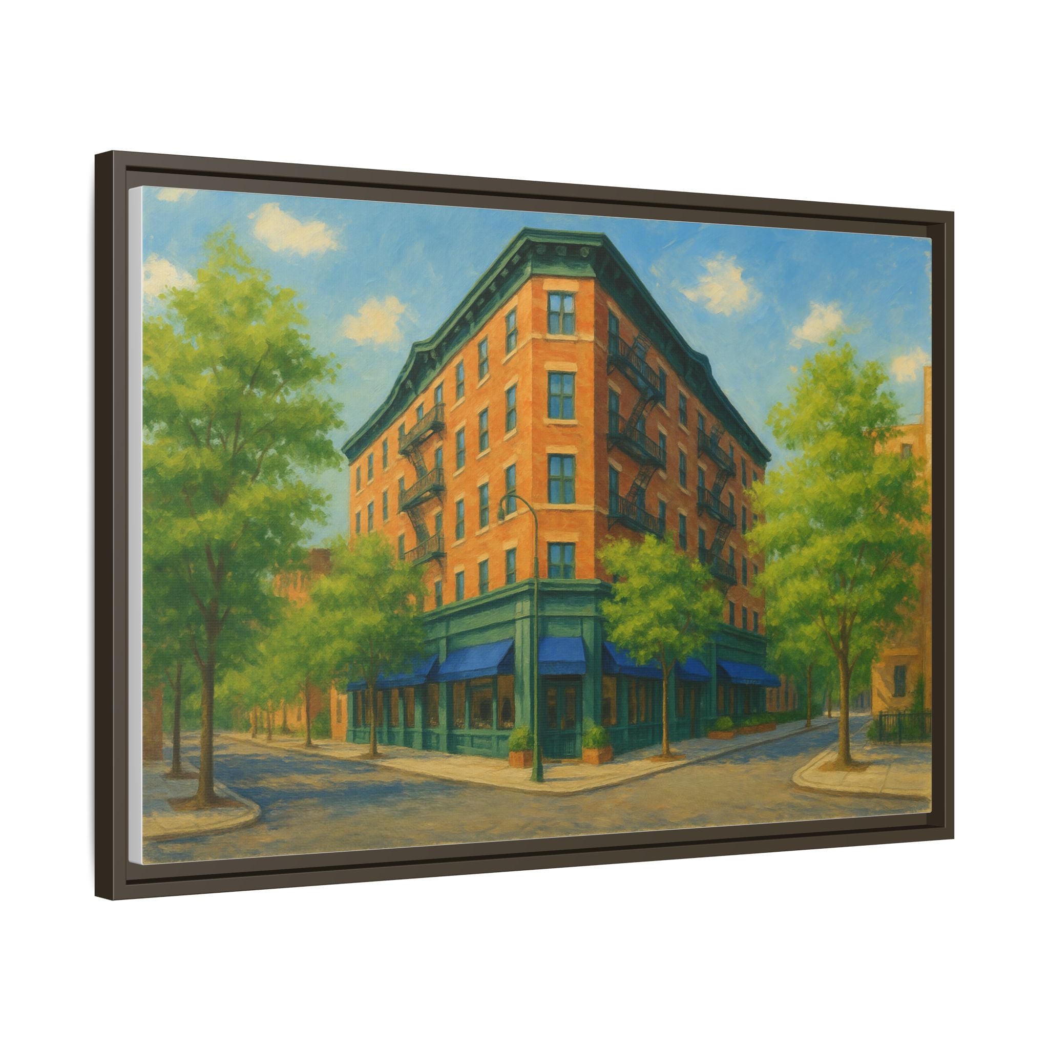 The Mary Lane — Restaurant Print | Matte Canvas + Wooden Frame