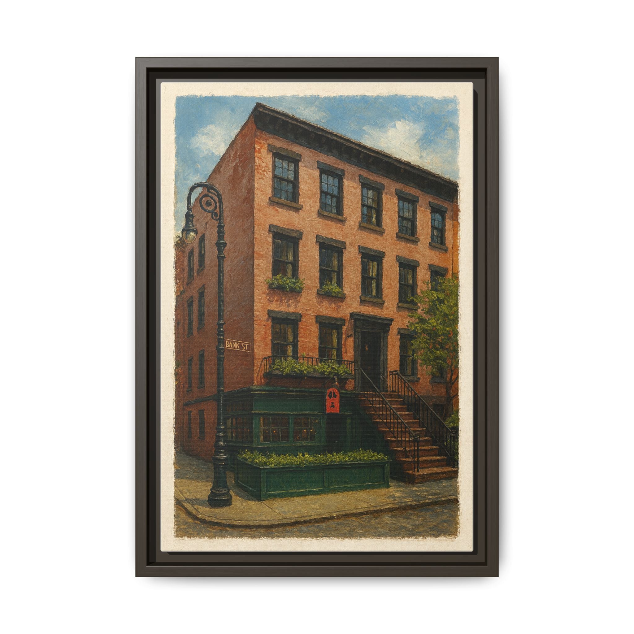 The Waverly Inn II — Restaurant Print | Matte Canvas + Wooden Frame