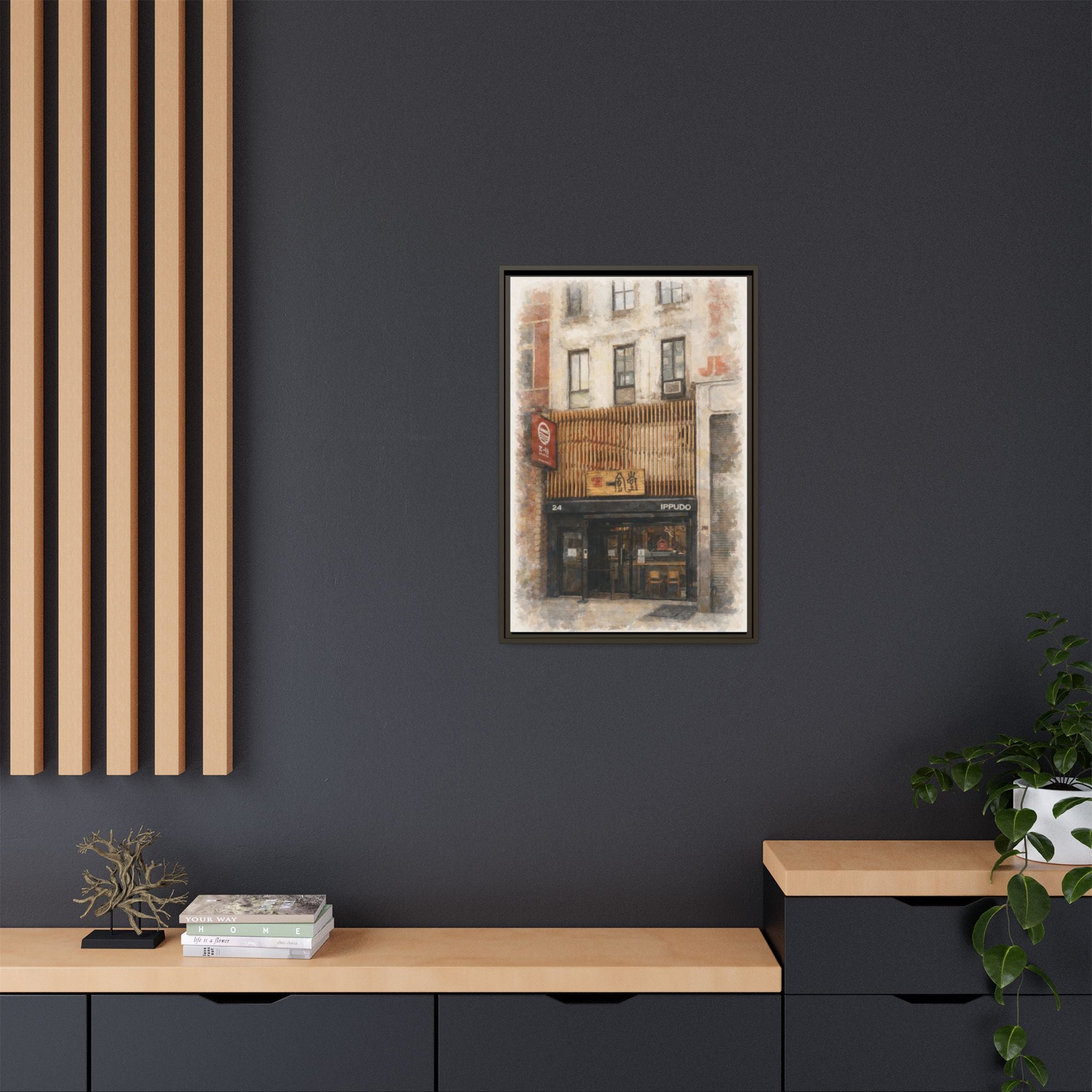 Ippudo NYC restaurant gift first date memory wall art