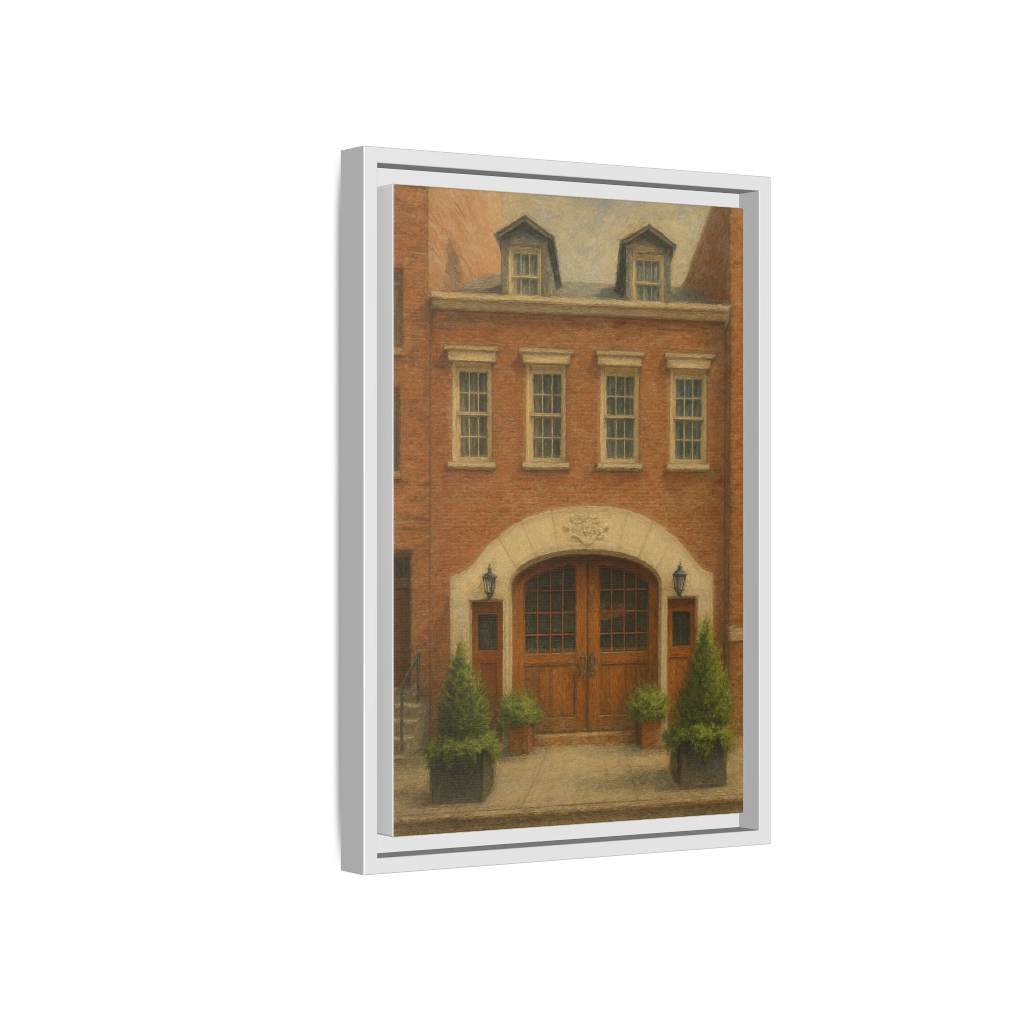 One If By Land, Two If By Sea — Restaurant Print | Matte Canvas + Wooden Frame