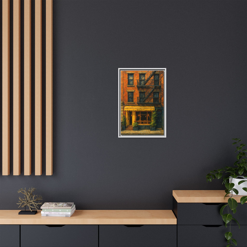 Palma II — Restaurant Print | Matte Canvas + Wooden Frame