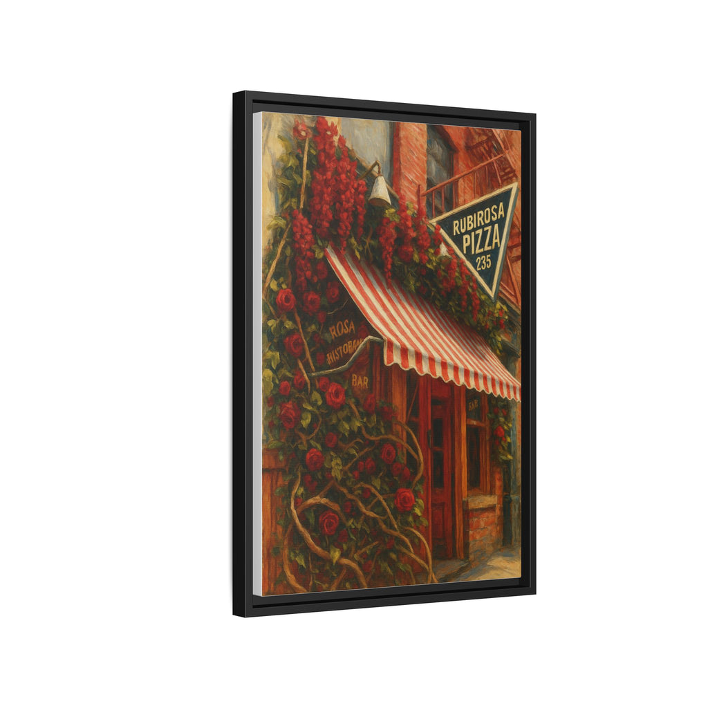 Rubirosa — Restaurant Print | Matte Canvas + Wooden Frame