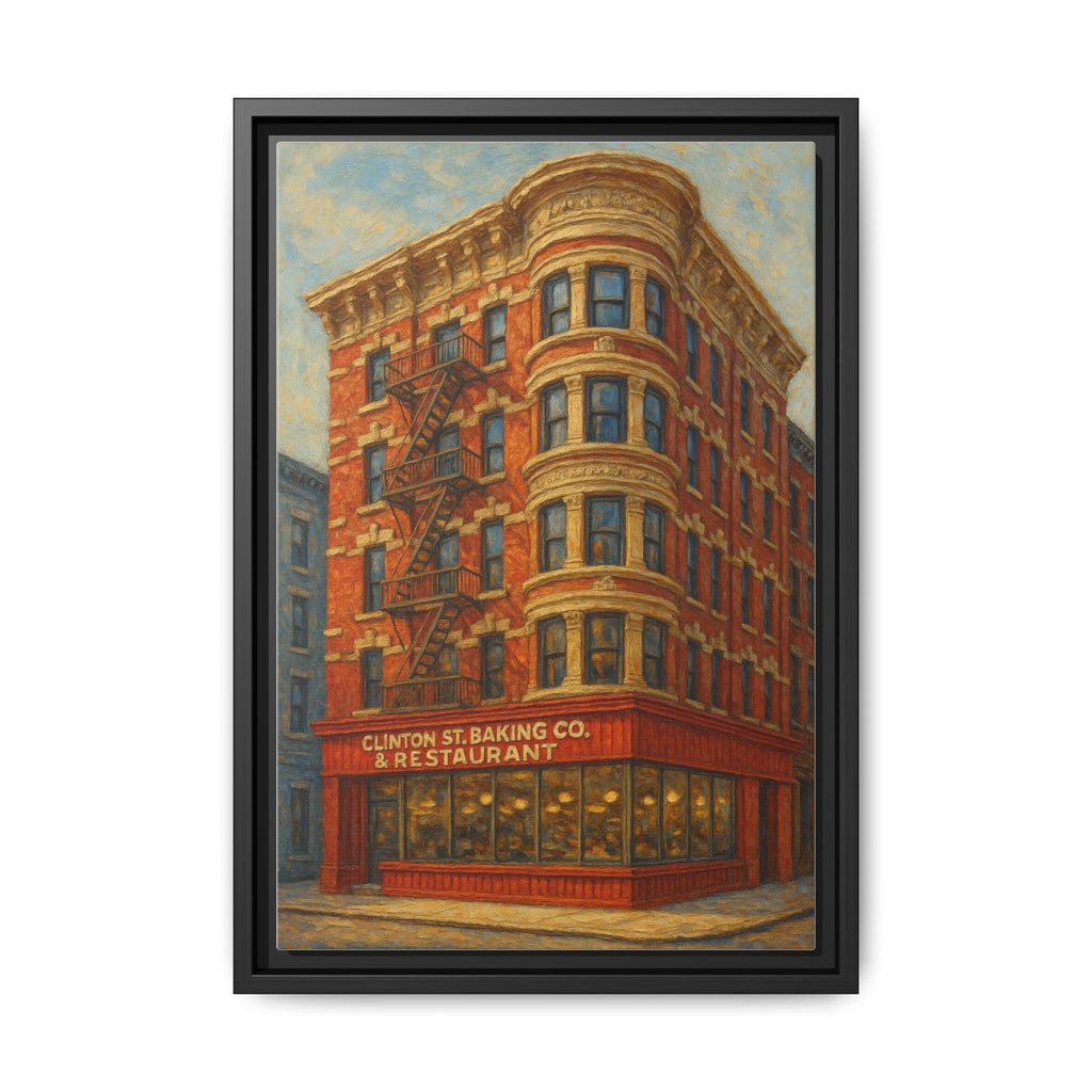 Clinton St. Baking Company iconic NYC restaurant painting gallery wall art