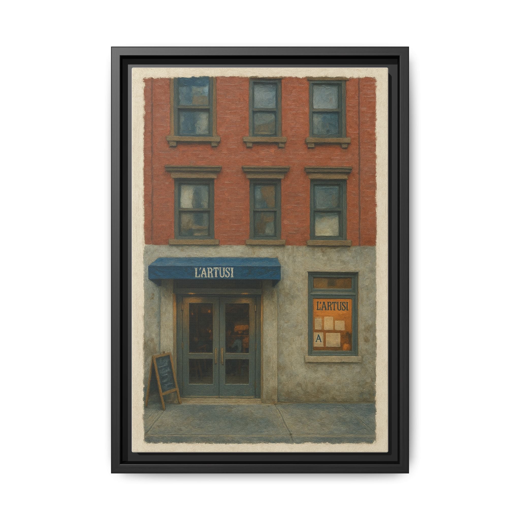 L'Artusi — Restaurant Print | Matte Canvas + Wooden Frame