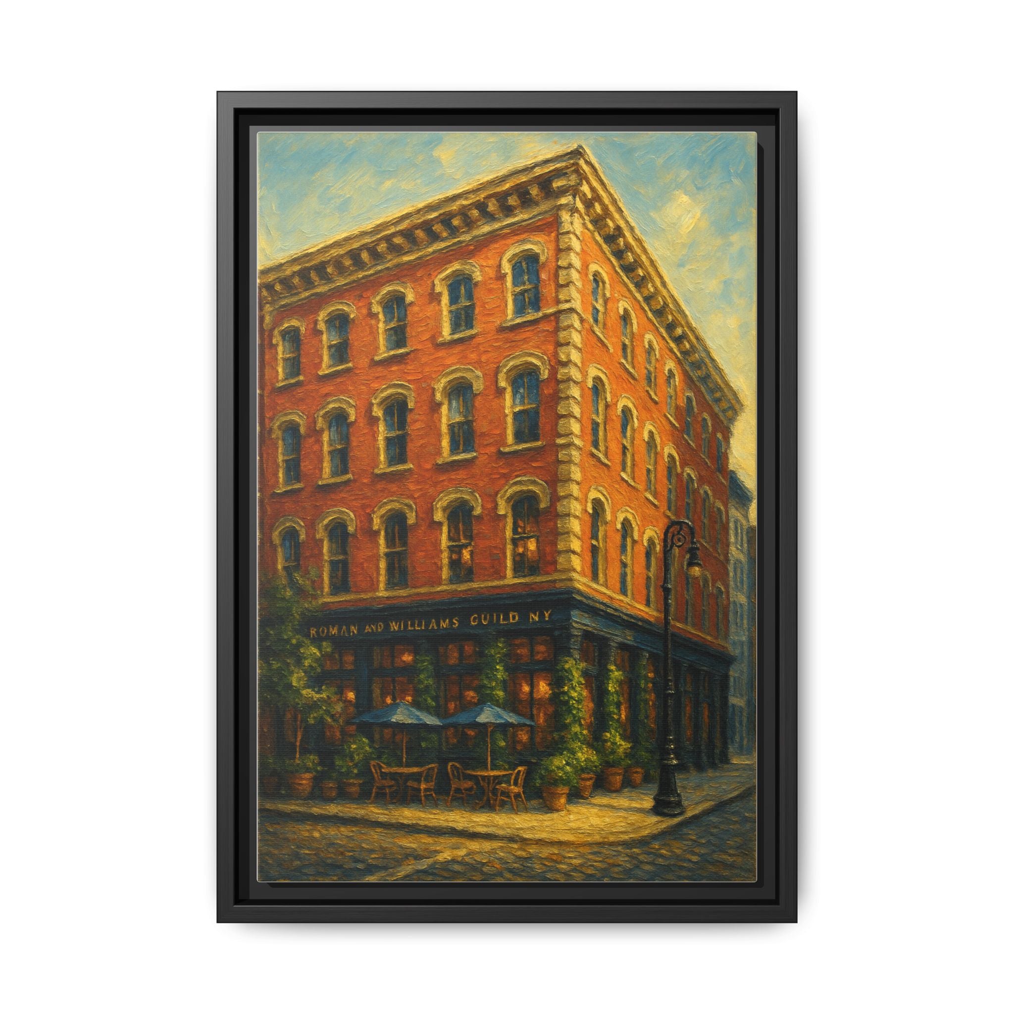 La Mercerie at the Guild — Restaurant Print | Matte Canvas + Wooden Frame