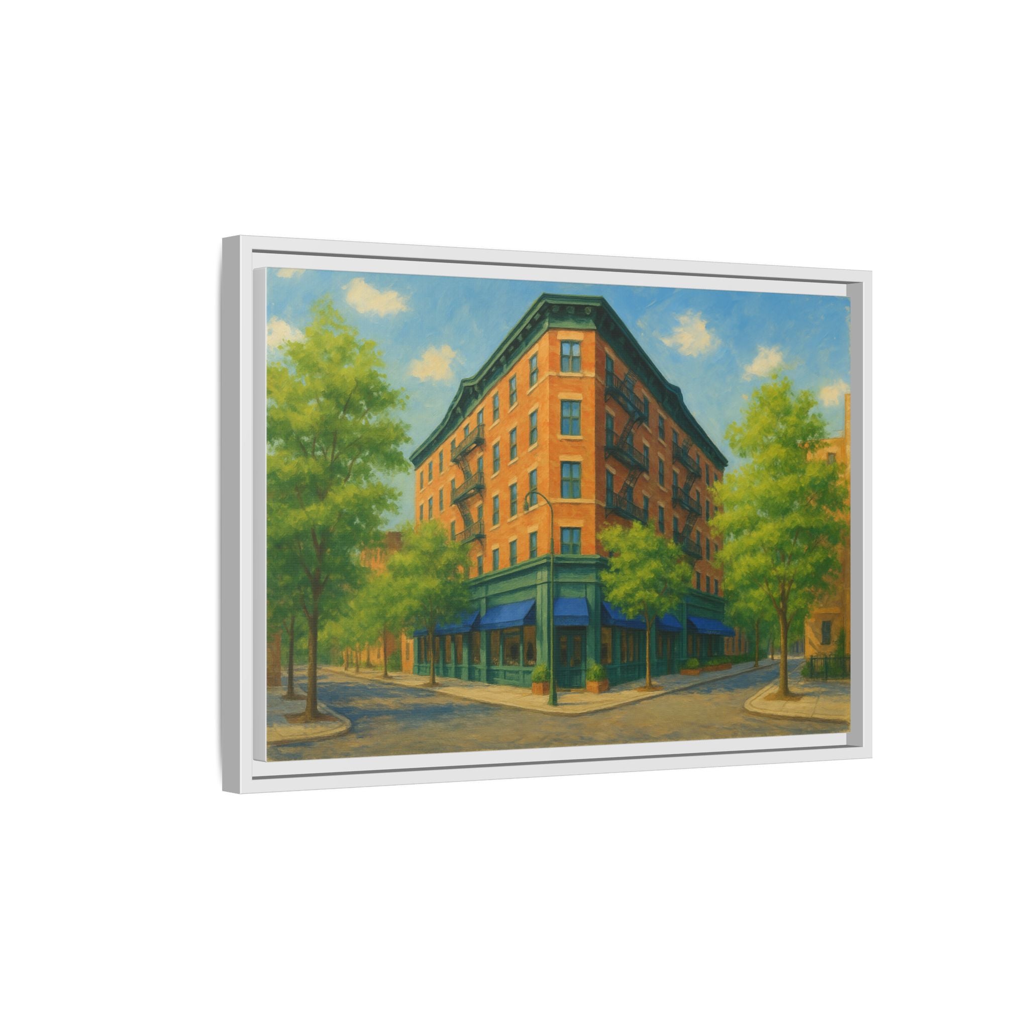 The Mary Lane — Restaurant Print | Matte Canvas + Wooden Frame