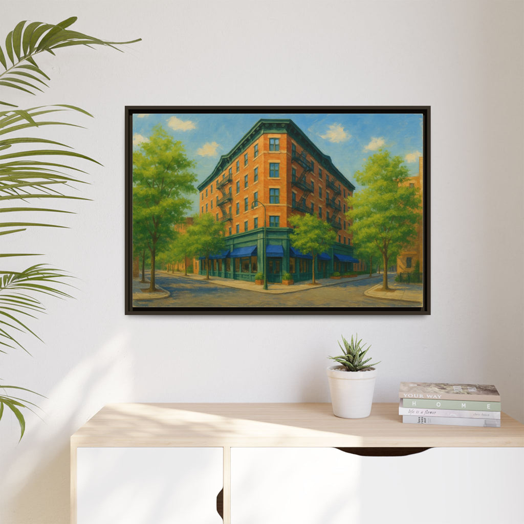 The Mary Lane — Restaurant Print | Matte Canvas + Wooden Frame