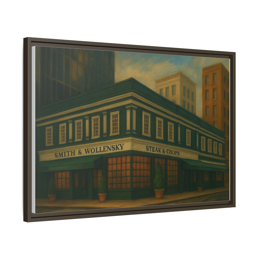 Smith and Wollensky — Restaurant Print | Matte Canvas + Wooden Frame