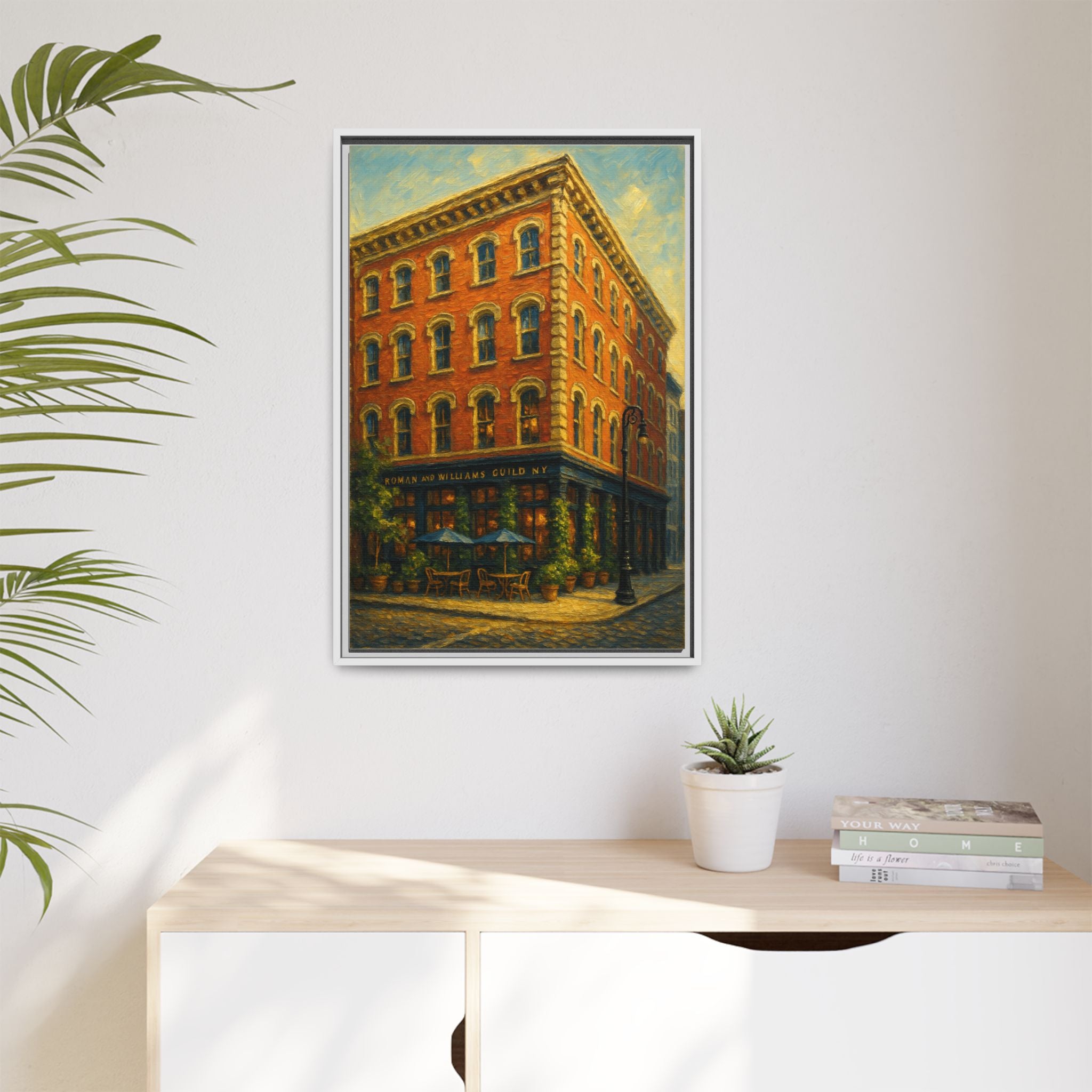 La Mercerie at the Guild — Restaurant Print | Matte Canvas + Wooden Frame