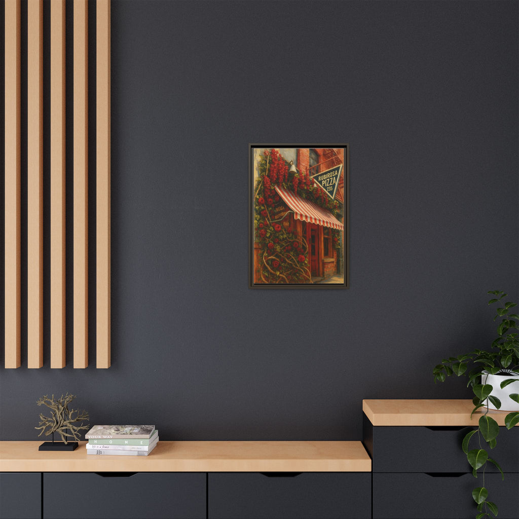 Rubirosa — Restaurant Print | Matte Canvas + Wooden Frame