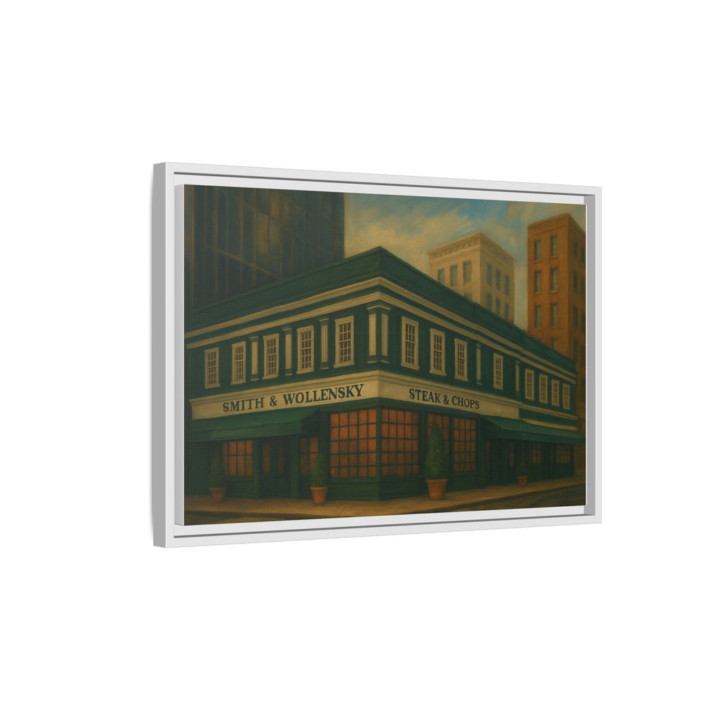 Smith and Wollensky — Restaurant Print | Matte Canvas + Wooden Frame