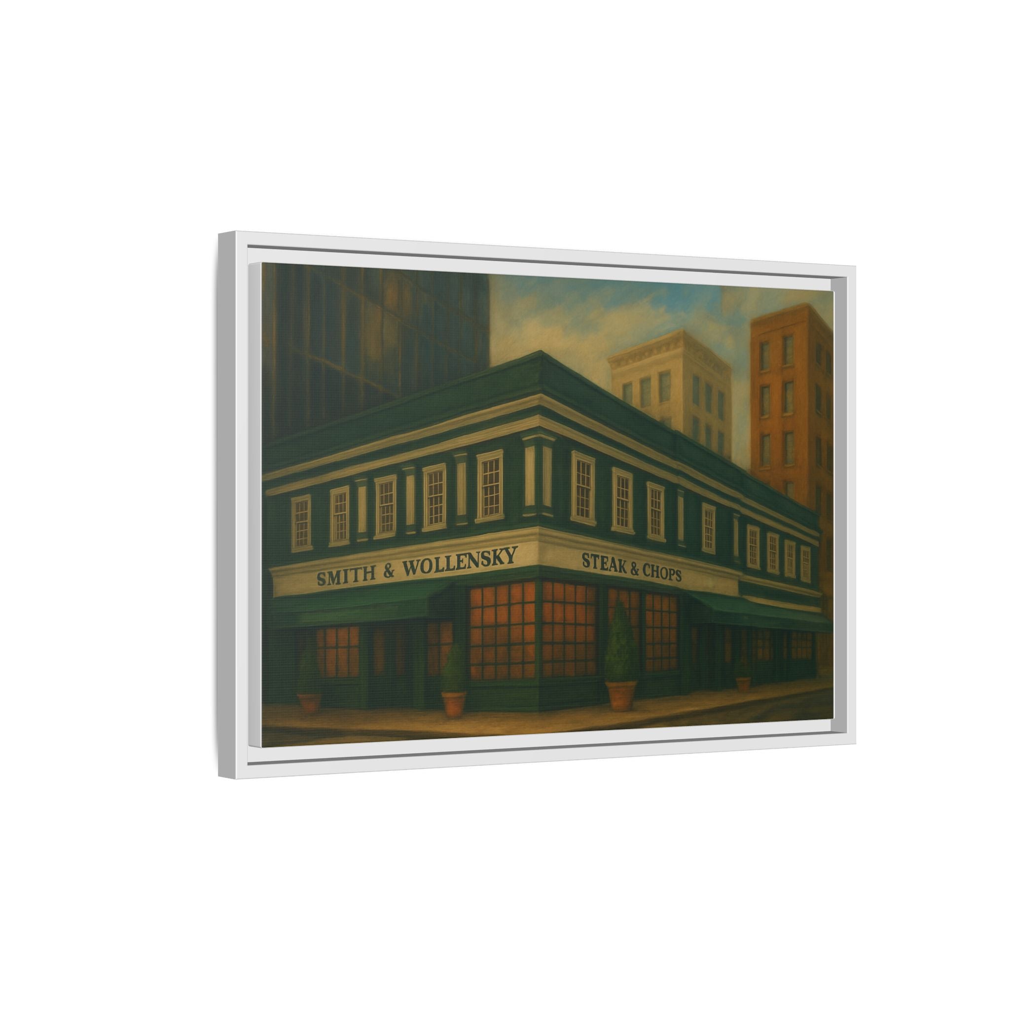 Smith and Wollensky — Restaurant Print | Matte Canvas + Wooden Frame