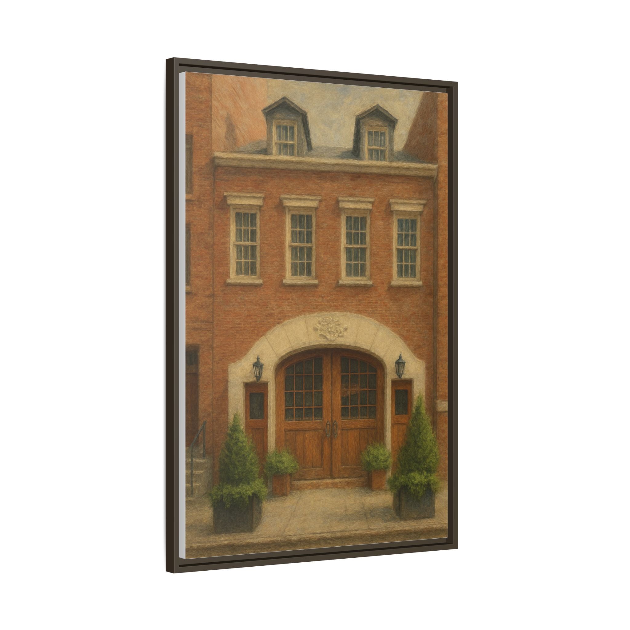 One If By Land, Two If By Sea — Restaurant Print | Matte Canvas + Wooden Frame