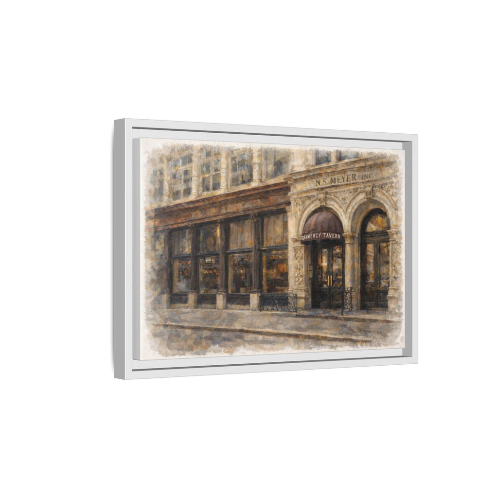 Gramercy Tavern — Restaurant Print | Matte Canvas + Wooden Frame
