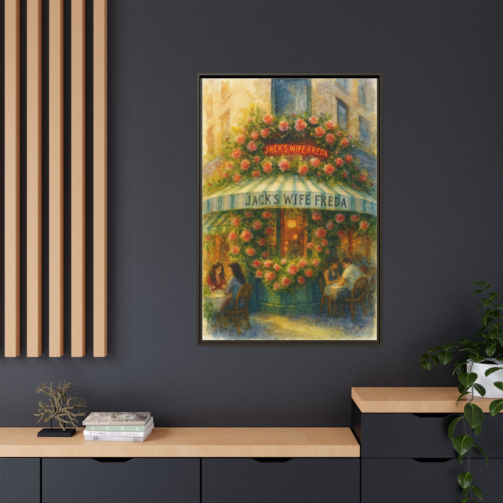 Jack's Wife Freda — Restaurant Print | Matte Canvas + Wooden Frame