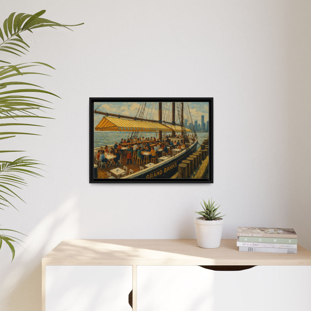 Grand Banks restaurant painting engagement gift NYC dining