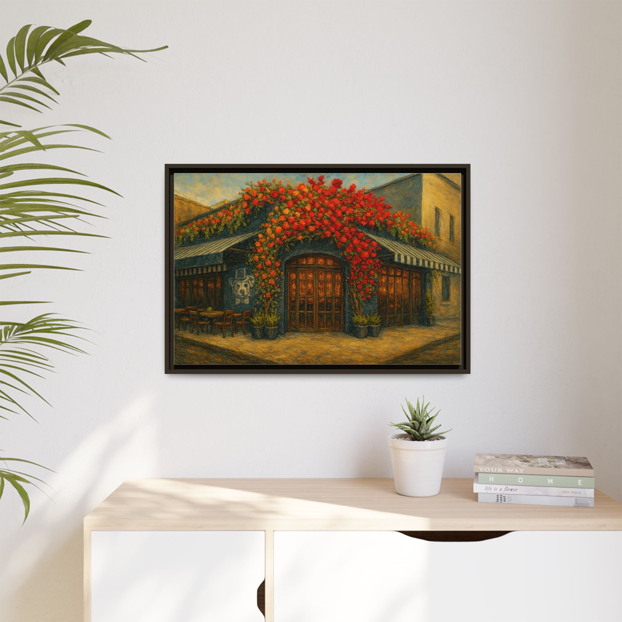 LouLou Manhattan restaurant artwork framed canvas print