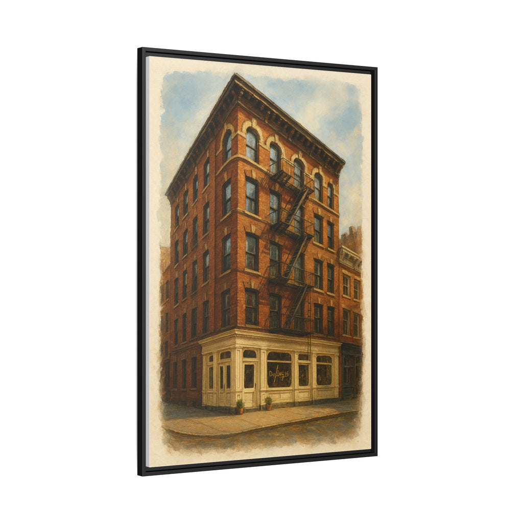 Don Angie — Restaurant Print | Matte Canvas + Wooden Frame