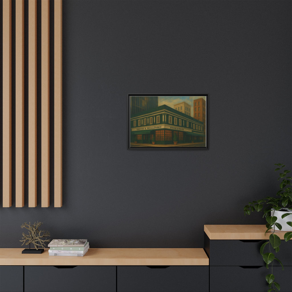 Smith and Wollensky — Restaurant Print | Matte Canvas + Wooden Frame
