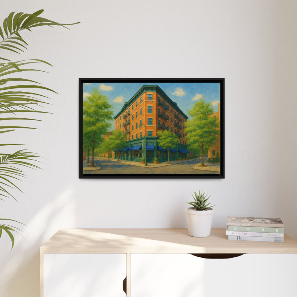 The Mary Lane — Restaurant Print | Matte Canvas + Wooden Frame