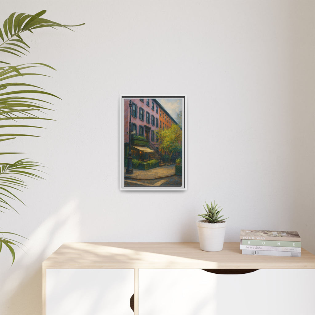 The Waverly Inn — Restaurant Print | Matte Canvas + Wooden Frame