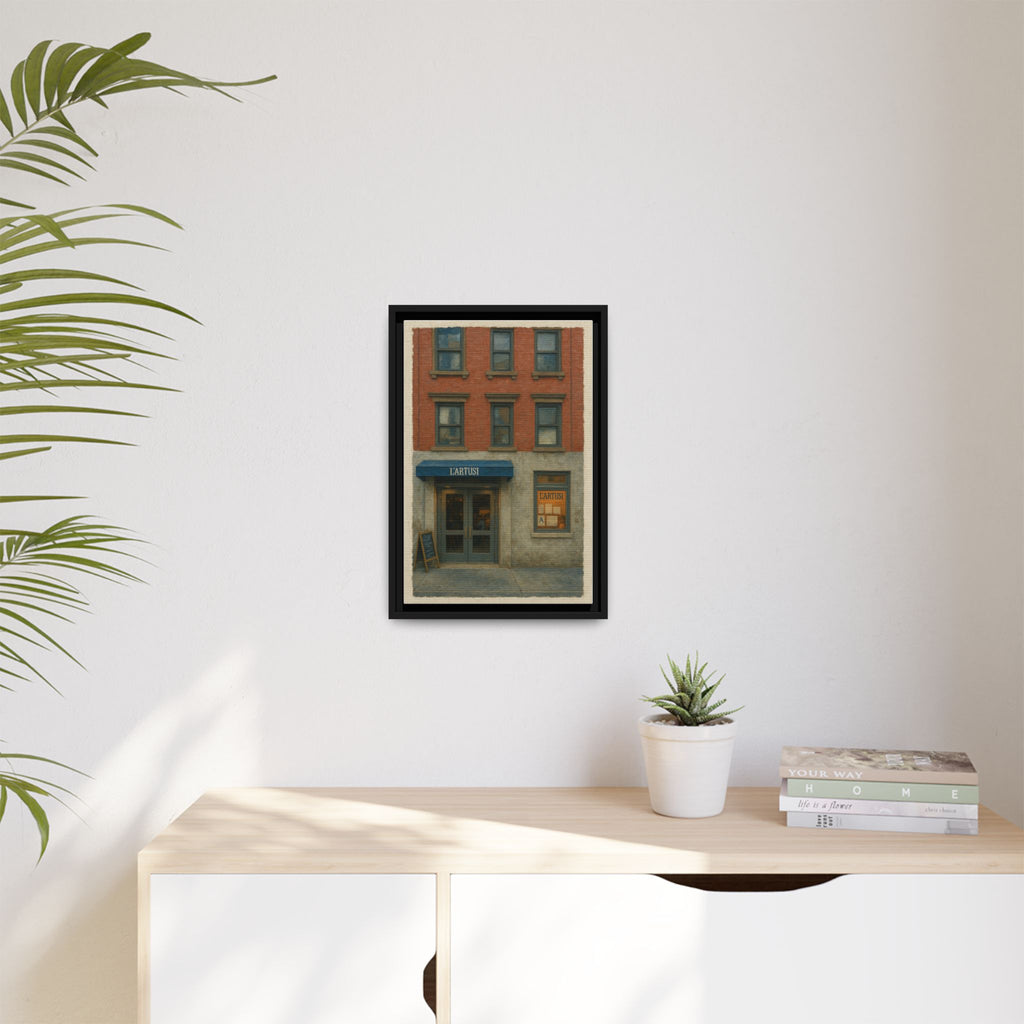 L'Artusi — Restaurant Print | Matte Canvas + Wooden Frame