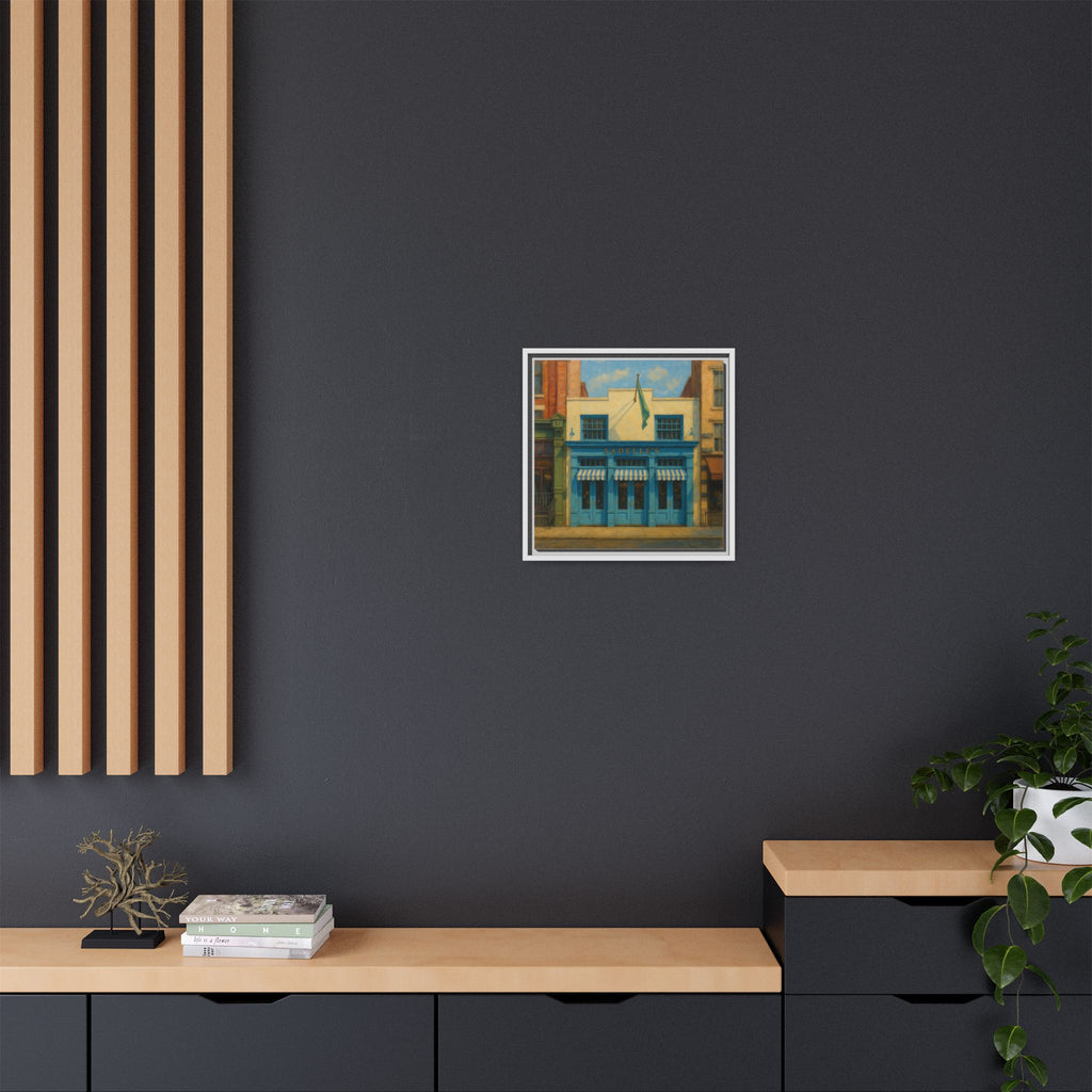 Sadelle's Restaurant — Restaurant Print | Matte Canvas + Wooden Frame