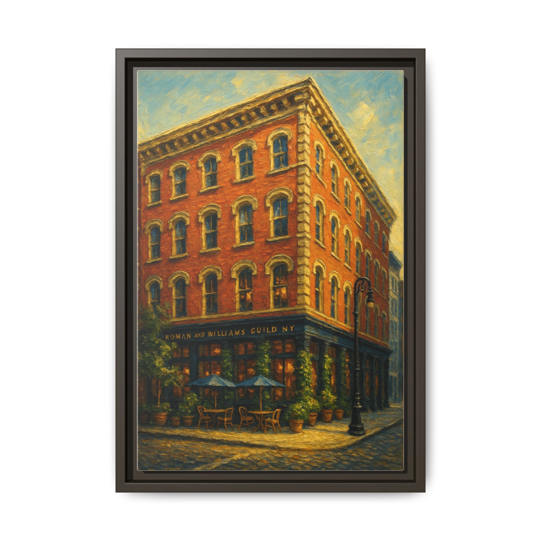 La Mercerie at the Guild — Restaurant Print | Matte Canvas + Wooden Frame