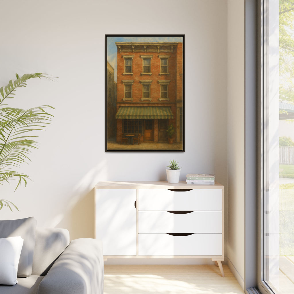 Lucali Pizzeria — Restaurant Print | Matte Canvas + Wooden Frame