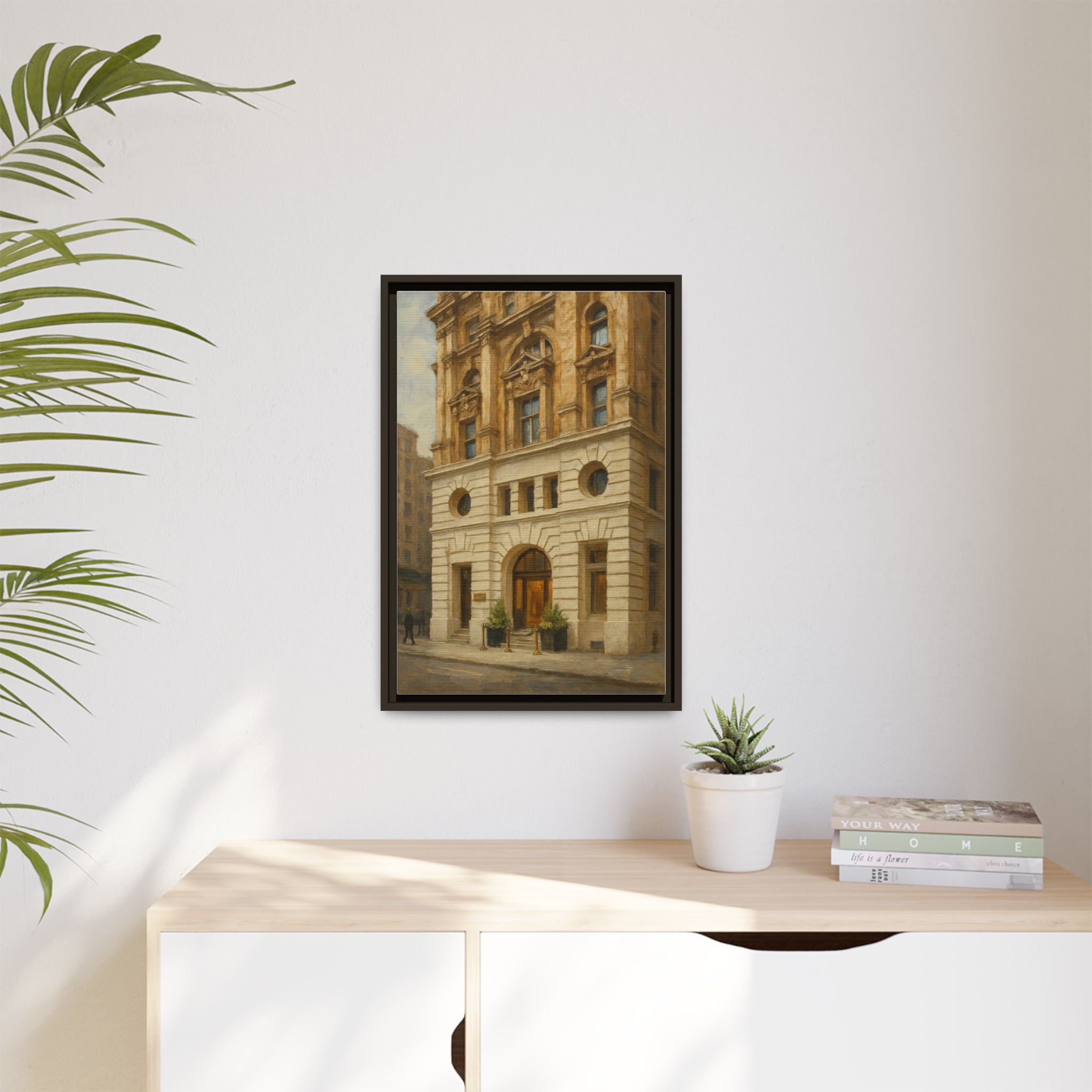 Beef Bar New York — Restaurant Print | Matte Canvas + Wooden Frame