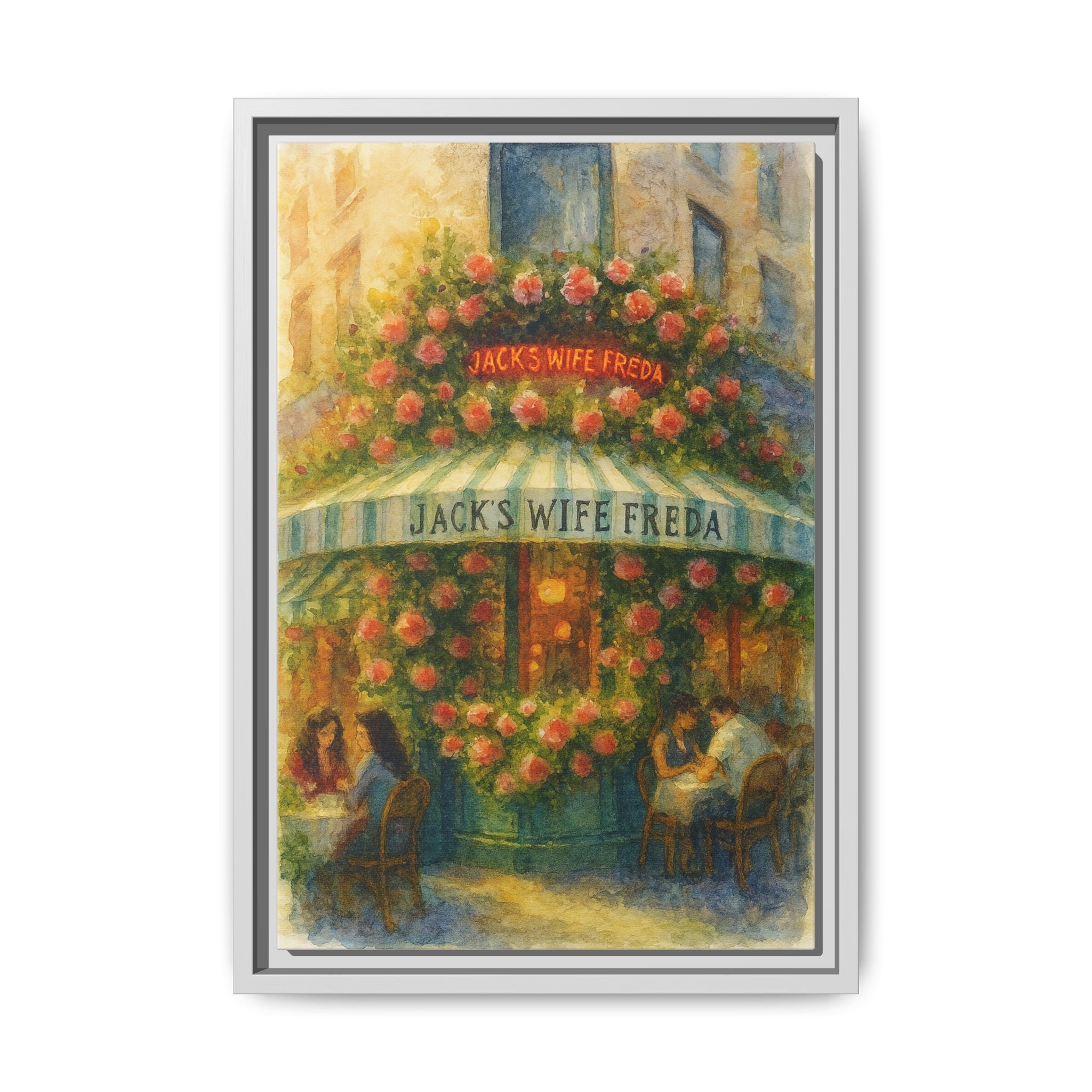 Jack's Wife Freda — Restaurant Print | Matte Canvas + Wooden Frame