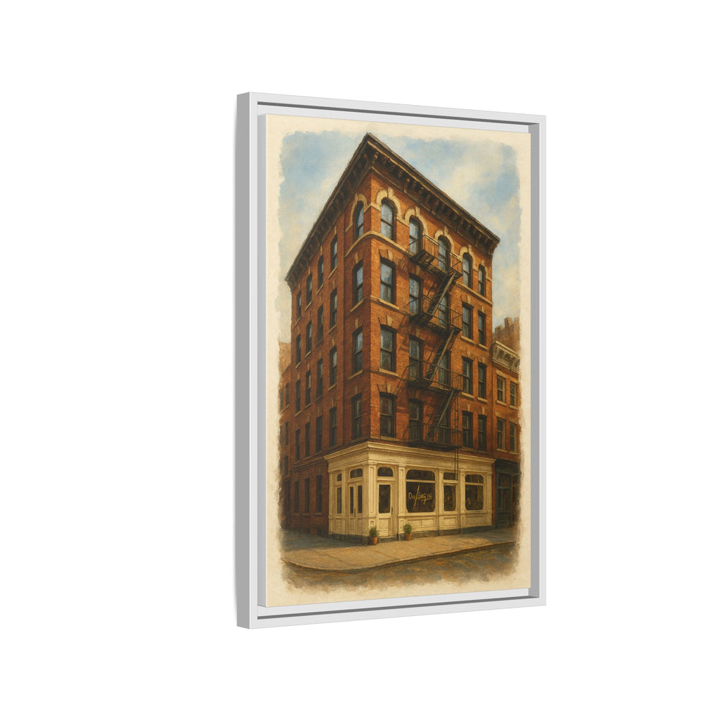 Don Angie — Restaurant Print | Matte Canvas + Wooden Frame